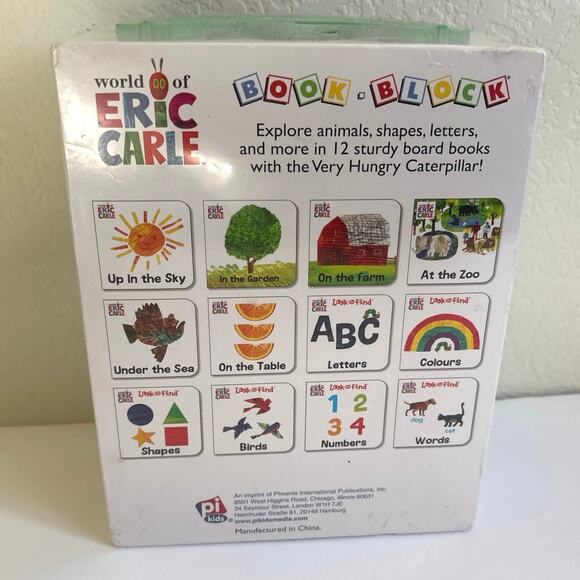 World of Eric Carle: 12 Board Books Pi Kids Boxed Set New Sealed Set - Picture 3 of 6